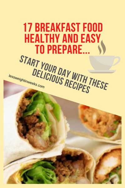 healthy food recipes easy breakfast ideas