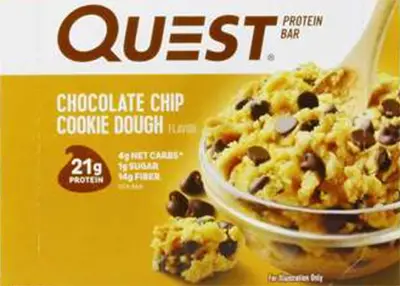 protein powder bars quest chocolate chip