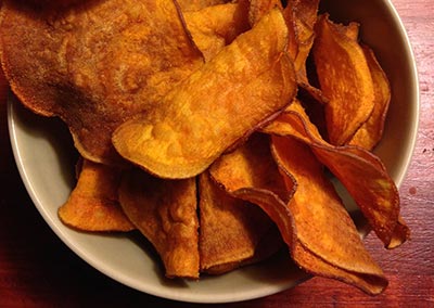 air fryer sweet potatoes chips